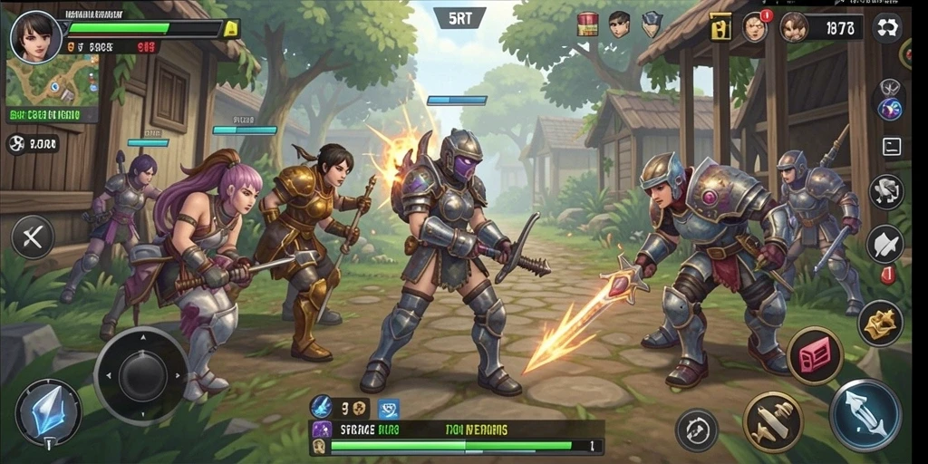 Tampilan gameplay <strong>5RT</strong> yang menegangkan dan penuh strategi.