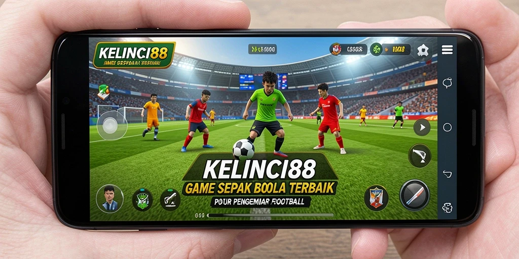 Tangkapan layar memperlihatkan pertandingan sepak bola yang intens dan mendebarkan.